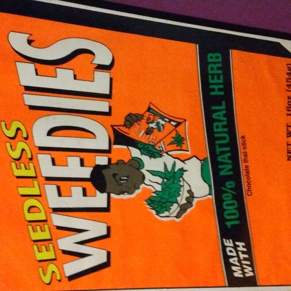 1993 Blacklight Weedies poster